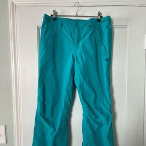 Girls Size 18 Burton Teal Snow Pants (fits like Women’s 2/4)
